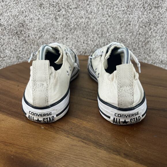 Converse Chuck Taylor All Star Women’s 8 Sneakers Shoes Beige Canvas Low 549713F - Picture 5 of 9